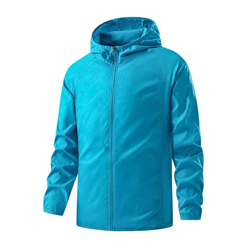 Veste legere unisex Passion Randonnee, detail finitions et zip.