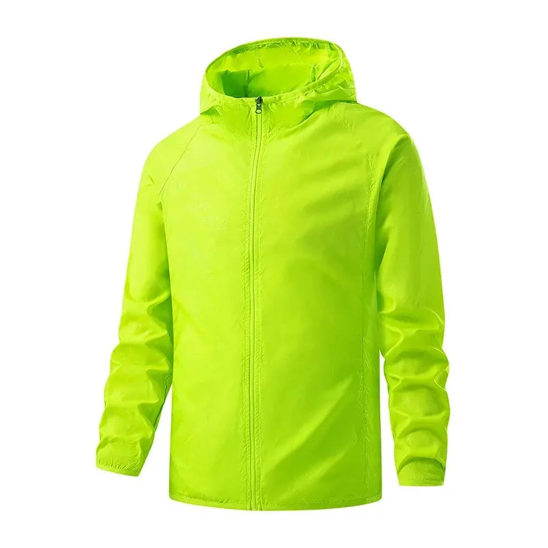 Vue produit de la veste legere unisex Passion Randonnee, detail construction.