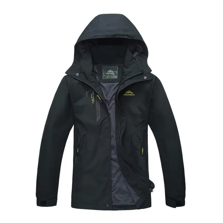 Detail coupe ajustee de la veste outdoor femme Passion Randonnee, poches zippees et col montant.
