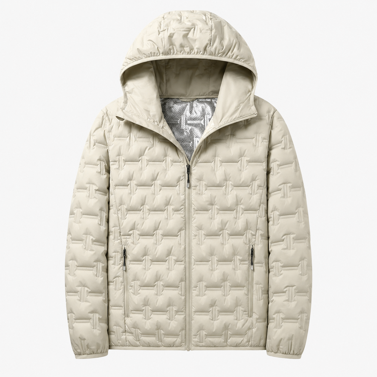 Veste coupe-vent homme Passion Randonnee portee en conditions montagne, tissu resistant.