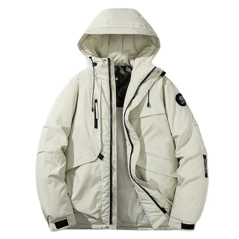 Veste randonnee unisex hiver Passion Randonnee, vue complementaire de la matiere.