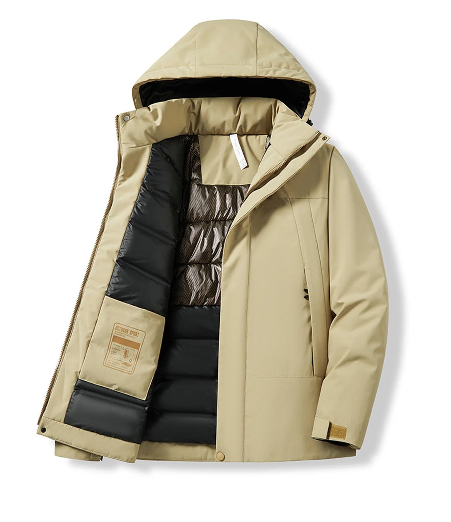 Detail supplementaire de la veste randonnee unisex montagne Passion Randonnee.