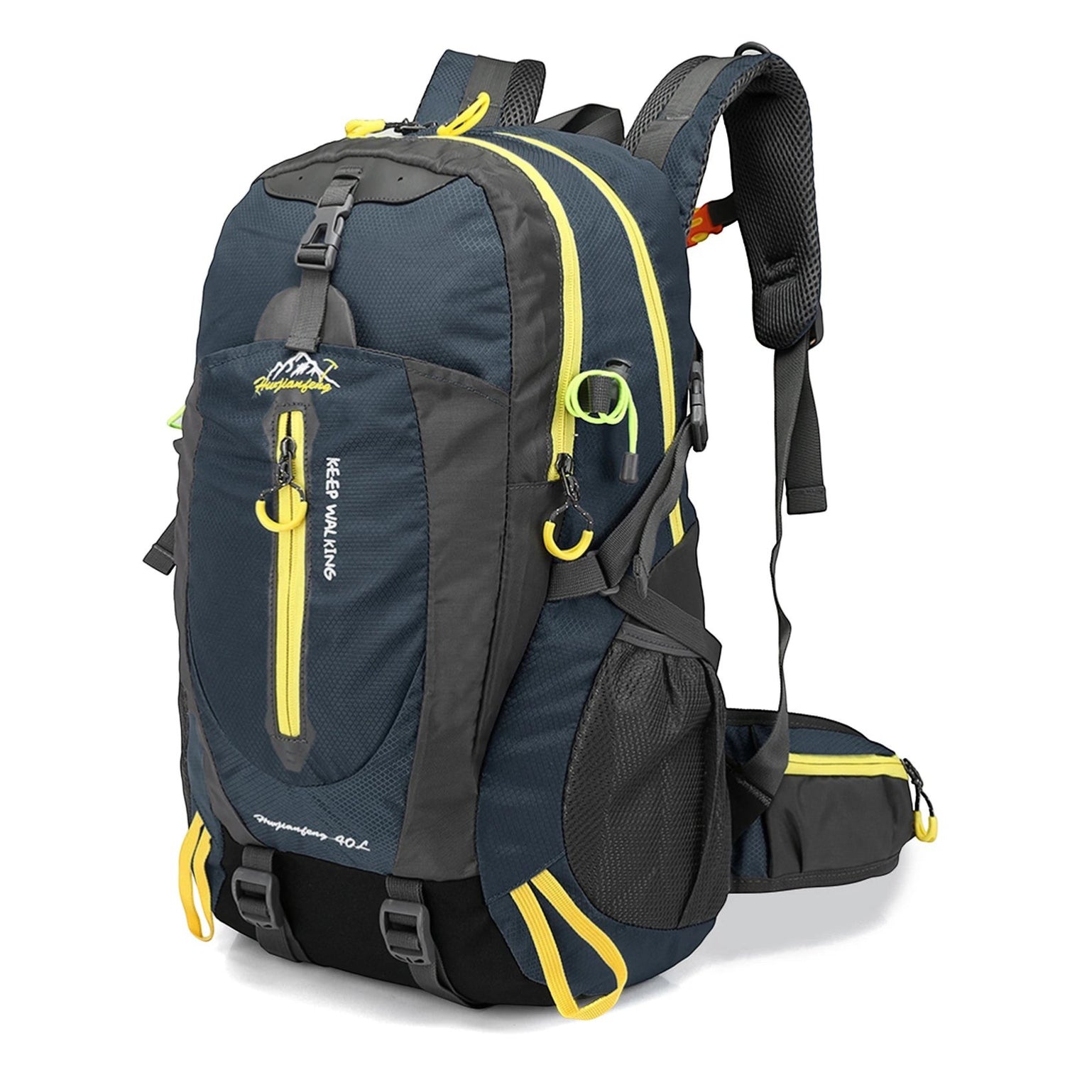 Sac à dos bleu foncé résistant et pratique pour randonnée Passion Randonnée.