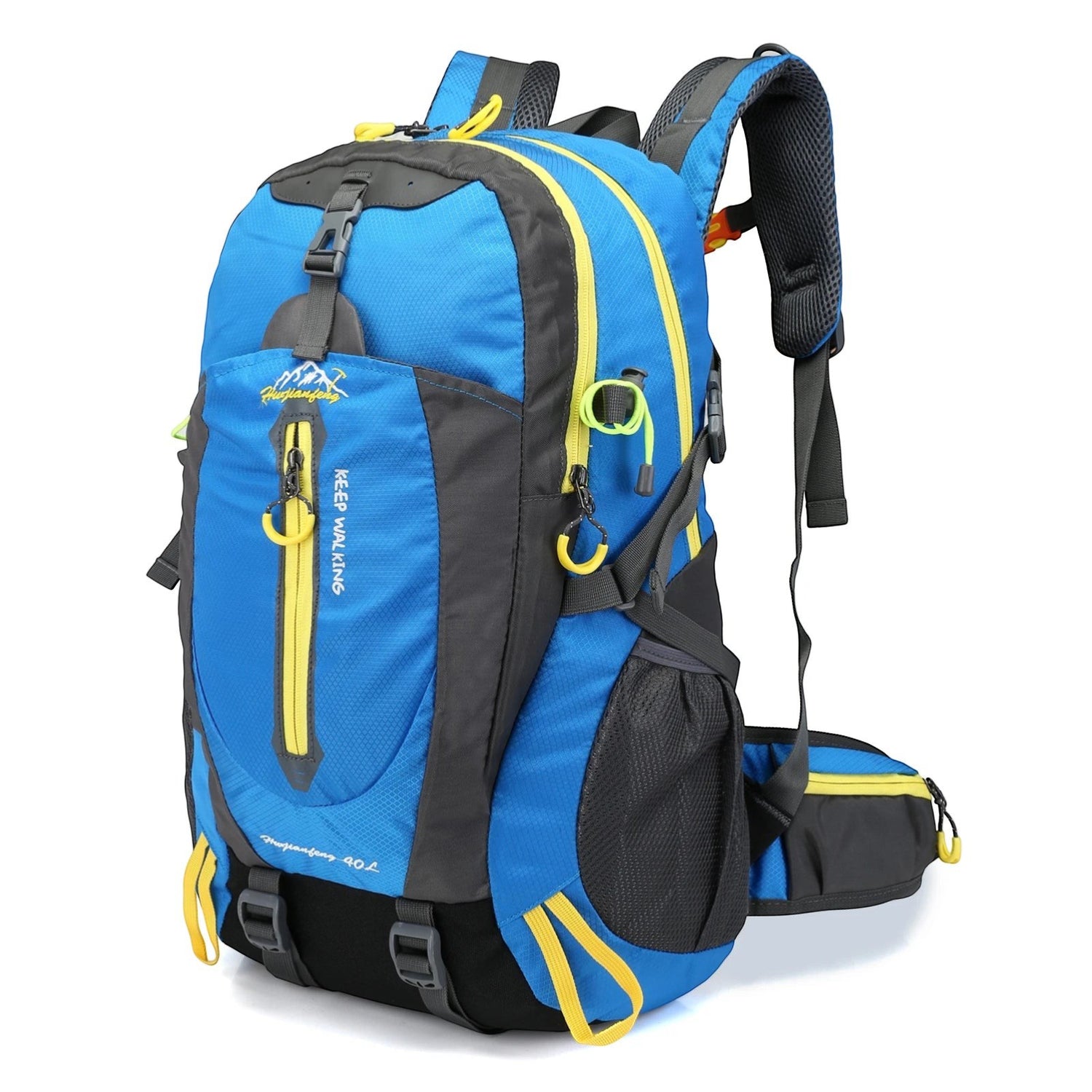 Sac à dos bleu sportif adapté aux activités outdoor et randonnée Passion Randonnée.