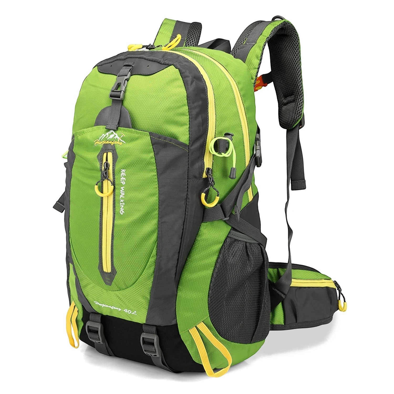 Sac à dos vert clair confortable et ergonomique pour randonnée Passion Randonnée.