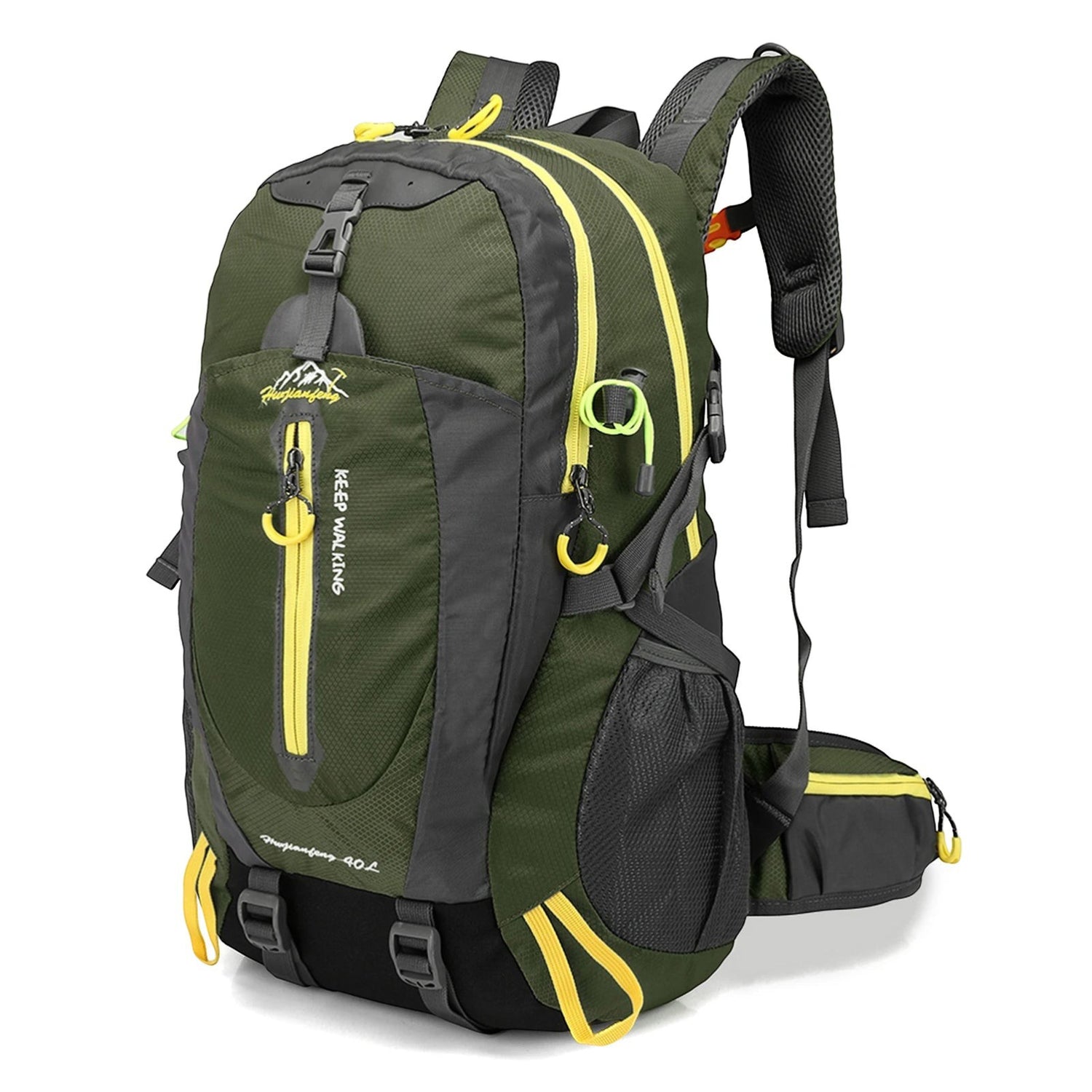 Sac à dos vert léger et respirant conçu pour les longues randonnées Passion Randonnée.